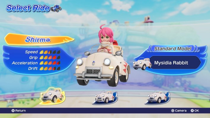 Chocobo GP Characters Get 3 Different Types of Rides
