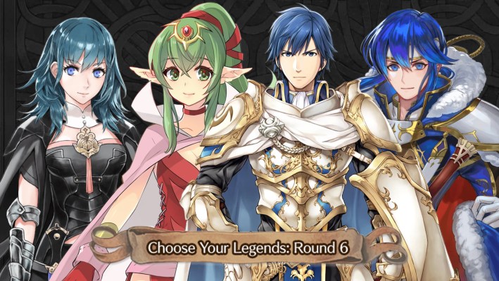 Chrom, Tiki Top Fire Emblem Heroes Choose Your Legends Round 6 Results