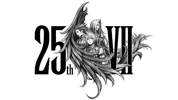 FFVII 25th Anniversary Logo Features Cloud, Sephiroth, and Zack