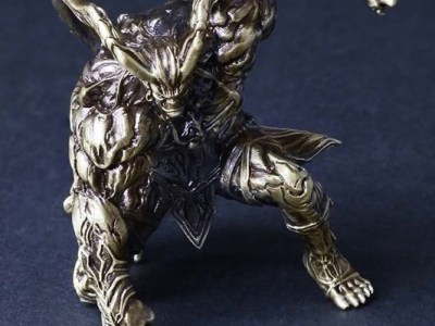 Final Fantasy VII Remake Ifrit Brass Statue