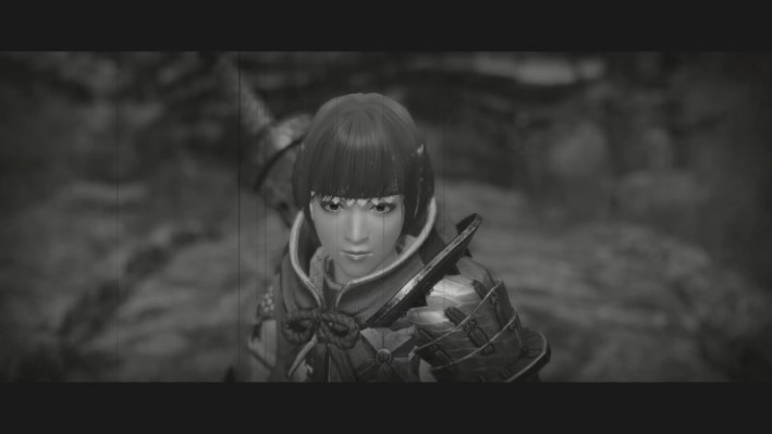 Monster Hunter Rise PC - Black and White Cinematic Filter