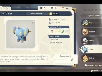 Pokemon Legends Arceus Pokedex Discussed in Gameplay Video