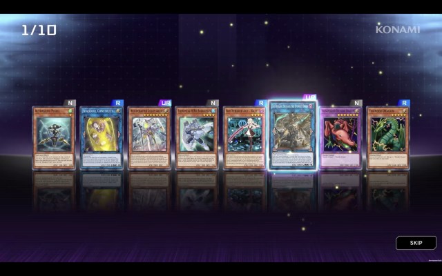 Yu-Gi-Oh! Master Duel Shop Card Packs and Decks Shown in Video