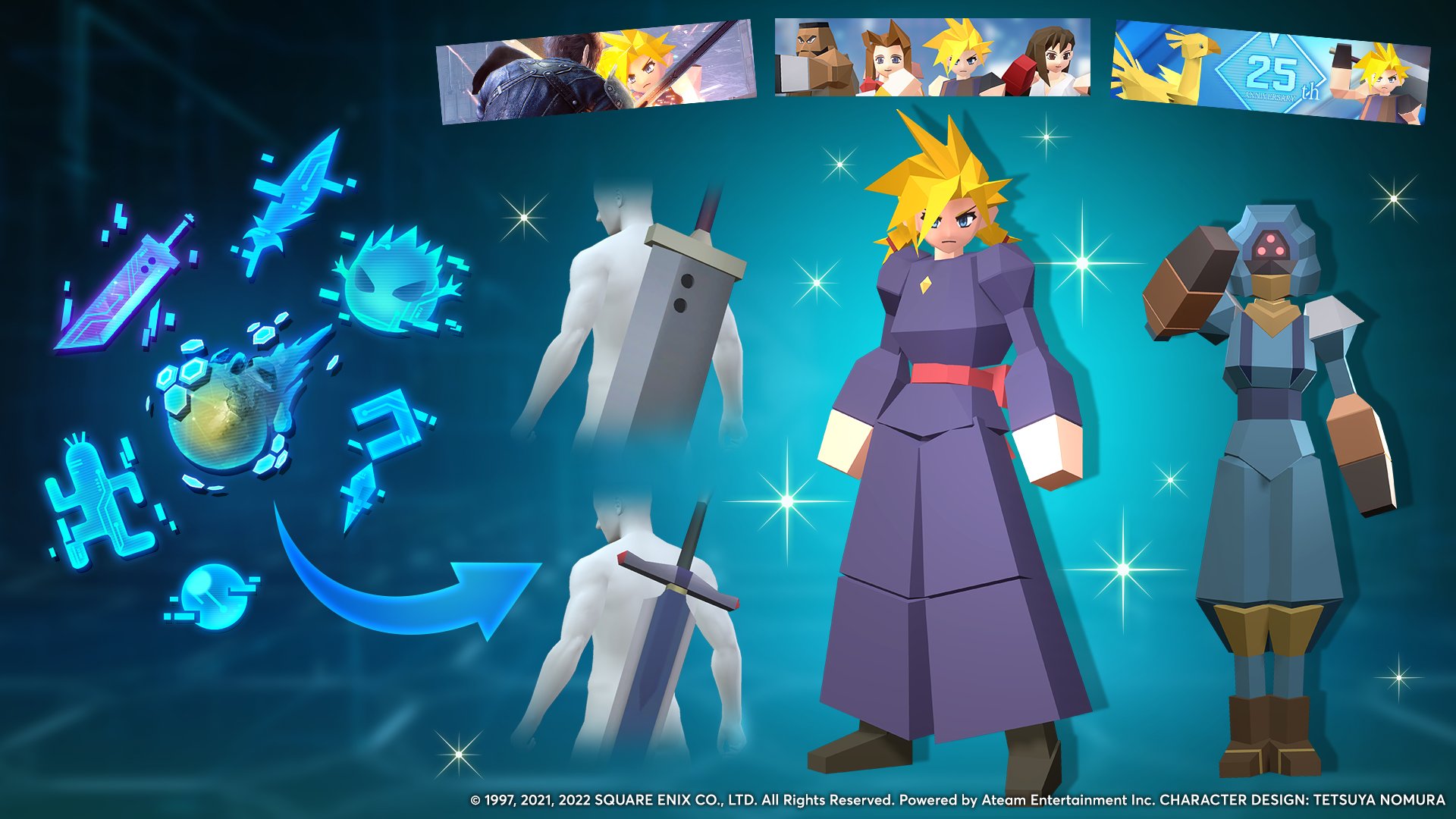 FFVII The First Soldier Gets Cloud in Dress (FF7) Skin