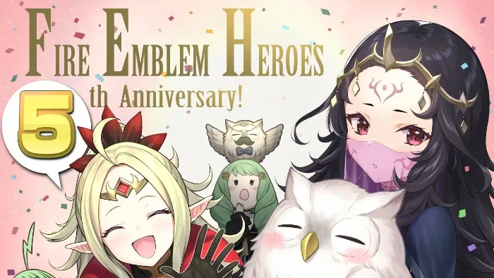Fire Emblem Heroes 5th Anniversary Art Shared