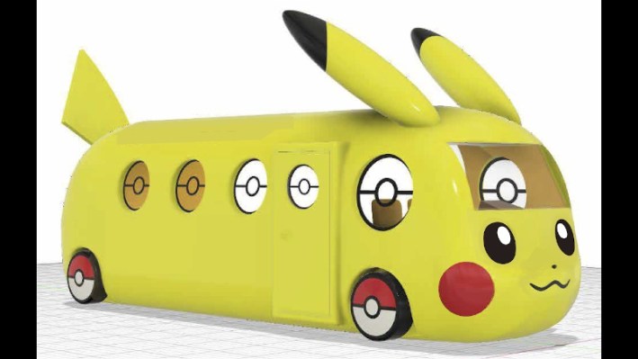 Pikachu car in new Japanese reality show Pokemon to Doko Iku PokeDoko