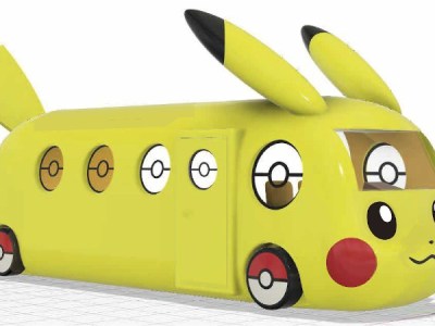 Pikachu car in new Japanese reality show Pokemon to Doko Iku PokeDoko