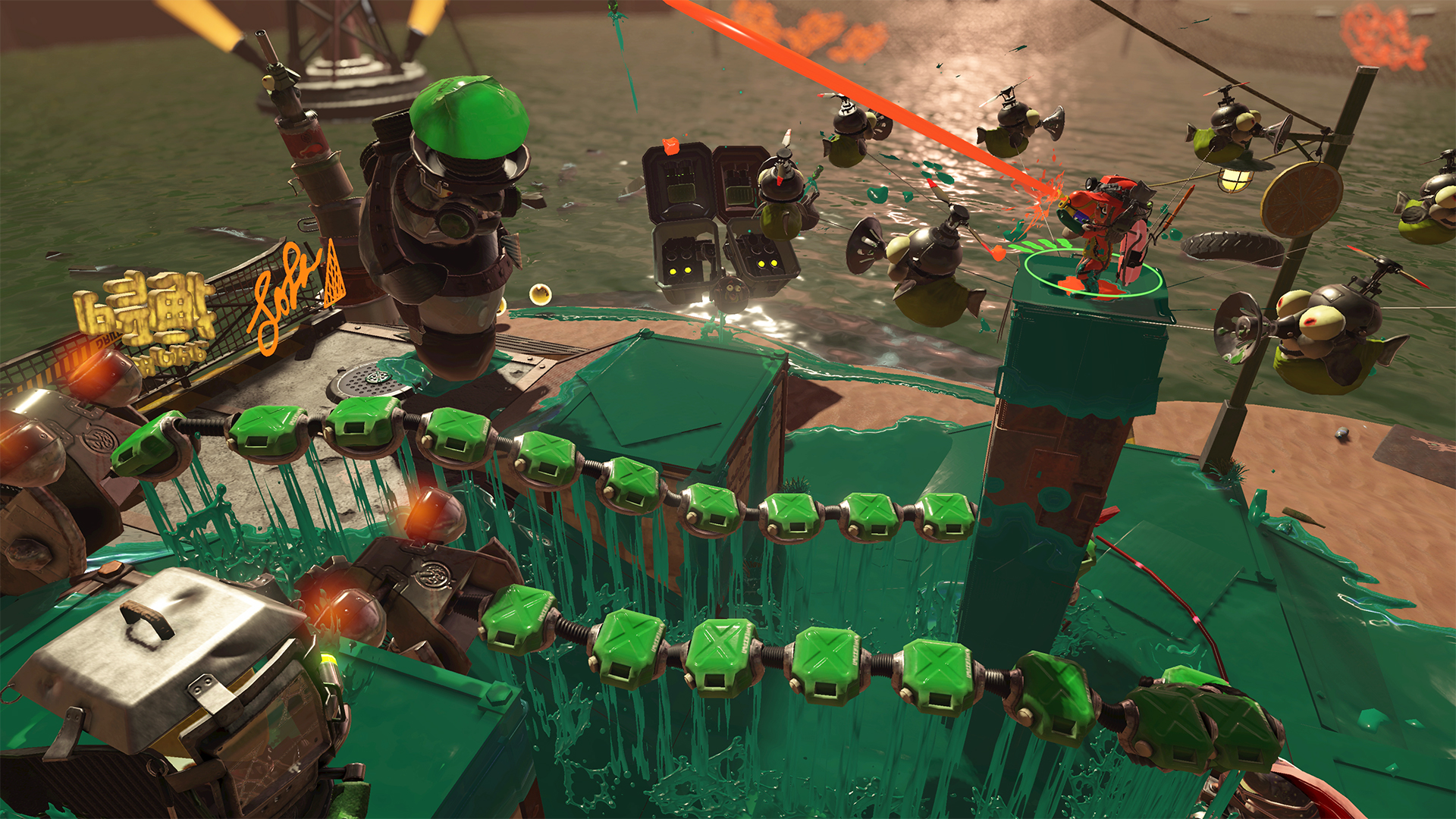 Splatoon 2 Salmon Run Bosses Back in Splatoon 3