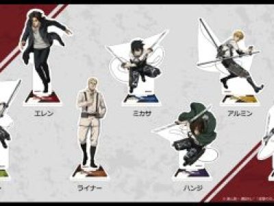 Attack on Titan Final Season acrylic merchandise in Japan