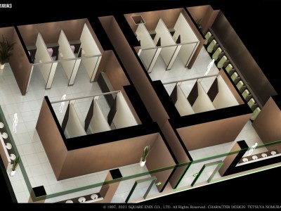 FFVII Remake Shinra Building Bathrooms Detailed