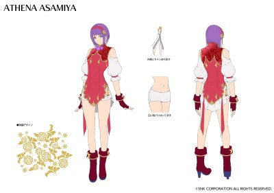 KOF XV Athena Asamiya Concept Art Shows Off Her Outfit