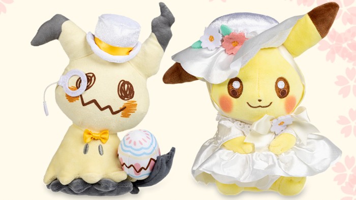 Spring Pikachu and Mimikyu Plush Headline New Pokemon Center Collection