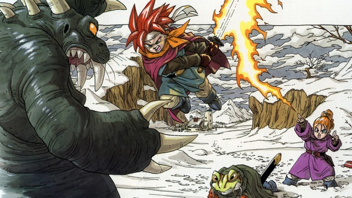 Chrono Trigger update PC mobile Android iOS 21:9 ultrawide screen support 1.5 speed auto-battle more save slots new areas
