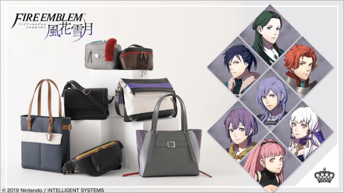 SuperGroupies Fire Emblem Three Houses new bags based on post-timeskip characters