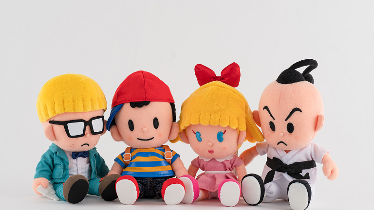 earthbound department store merchandise includes ness dolls