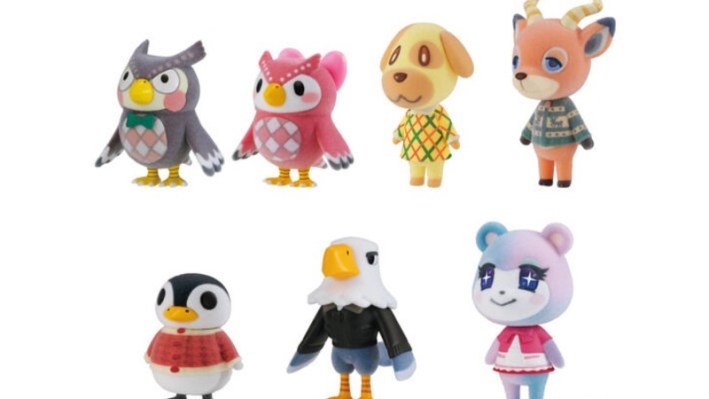Animal Crossing Flocked Figures Series 3 Includes Beau, Judy