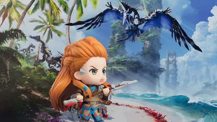 Horizon Forbidden West Aloy Nendoroid Comes with a Watcher