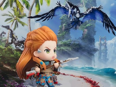 Horizon Forbidden West Aloy Nendoroid Comes with a Watcher