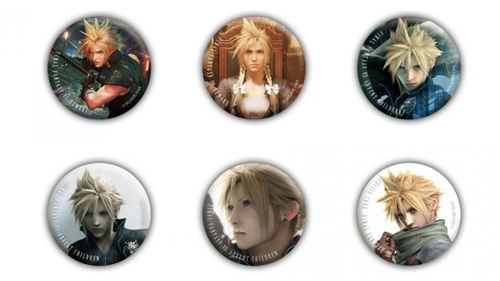 FFVII Cloud Pin Badge Collections Coming in 2023