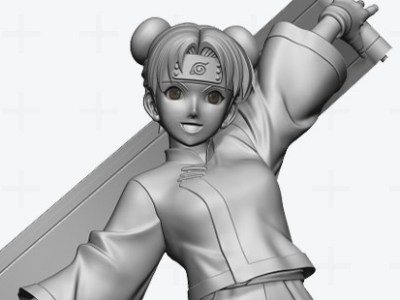 Naruto Gals Temari and Tenten Figure Designs Shared Tenten a