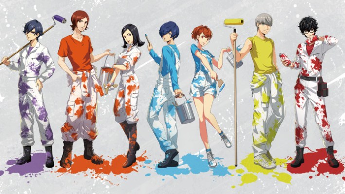 Persona 25th anniversary - Paint-themed costumes from Animate merchandise