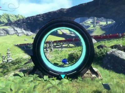 Sonic Frontier Gameplay Shows Sonic Climbing a Tower, Grinding Rails