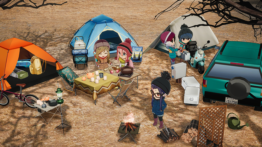 Laid Back Camp Mobile Gameplay