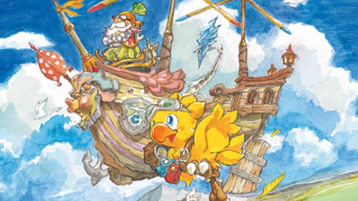 Chocobo and the Airship