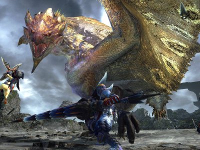 Monster Hunter Rise Sunbreak Title Update Gold Rathian Silver Rathalos