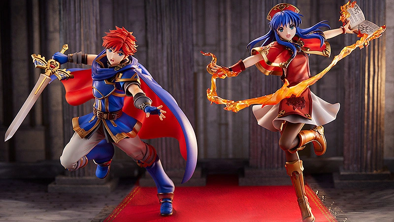 Fire Emblem The Binding Blade Roy and Lilina figures