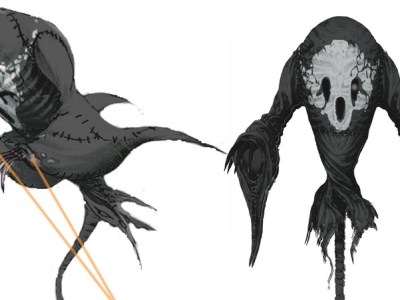 FFVII Remake Train Graveyard Ghosts Concept Art Shared on Halloween