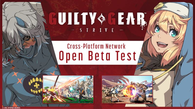 Guilty Gear Strive PC PlayStation cross-play open beta test