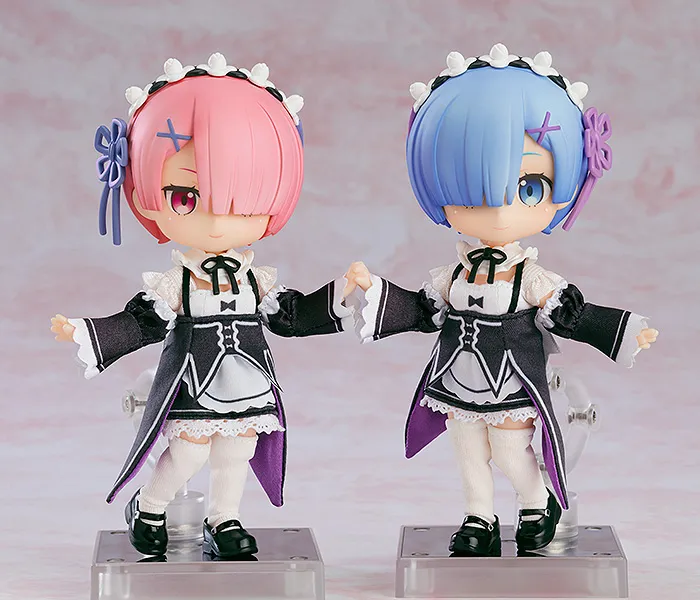 Re Zero Nendoroid Dolls of Ram and Rem are on the way in 2023, and the characters come with parts that let them hold hands.
