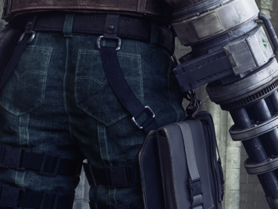 FFVII Barret Wallace Gatling Gun arm