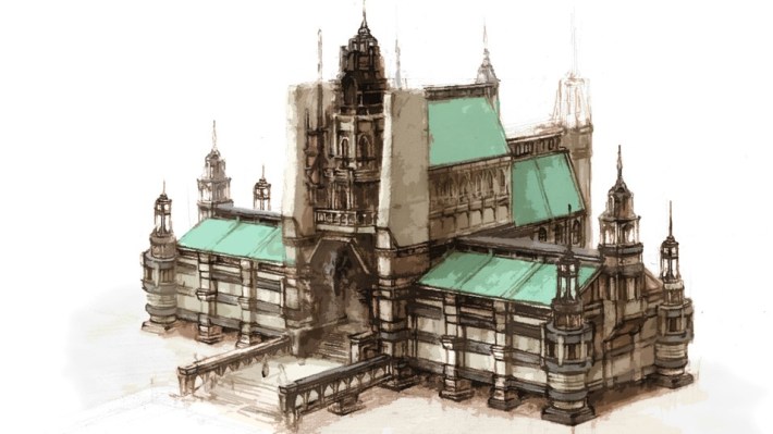 Final Fantasy XI San d’Oria Concept Art Shared