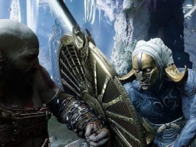 Kratos in combat in God of War Ragnarok