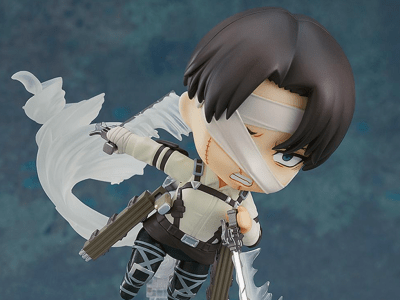 New Attack on Titan Levi Nendoroid is Beaten Up, but Still Battling