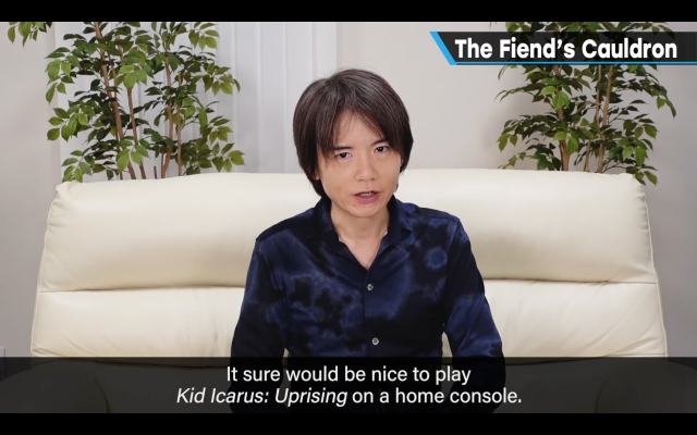 Masahiro Sakurai Show’s Latest Episode Mentions Kid Icarus Uprising Port