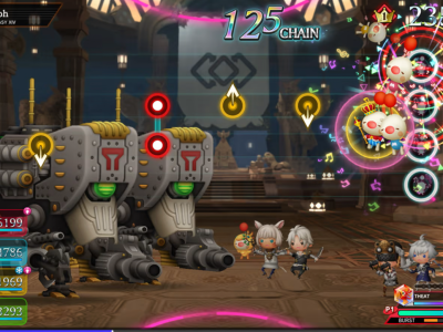 Theatrhythm Final Bar Line FFX, FFX-2, FFXII, and FFXIV Characters Shown