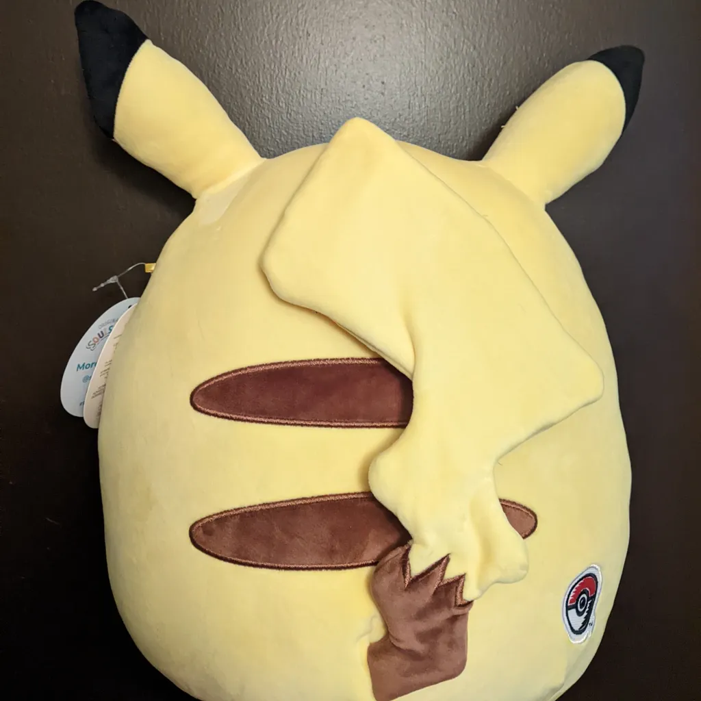 Pikachu Squishmallow is Basically a Pleasantly Plump Pillow