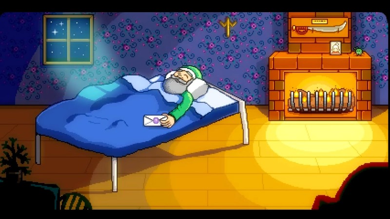 Stardew Valley Grandpa’s Bed Immortalized in New Official Pin a
