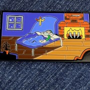 Fangamer's latest piece of Stardew Valley merchandise is a pin that immortalizes the opening scene with grandpa on his bed.