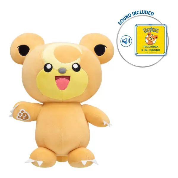 teddiursa build-a-bear pokemon plush stuffed animal