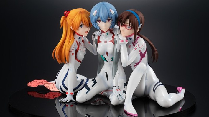 Evangelion Asuka, Rei, and Mari Newtype Cover Figure Appears Next Year