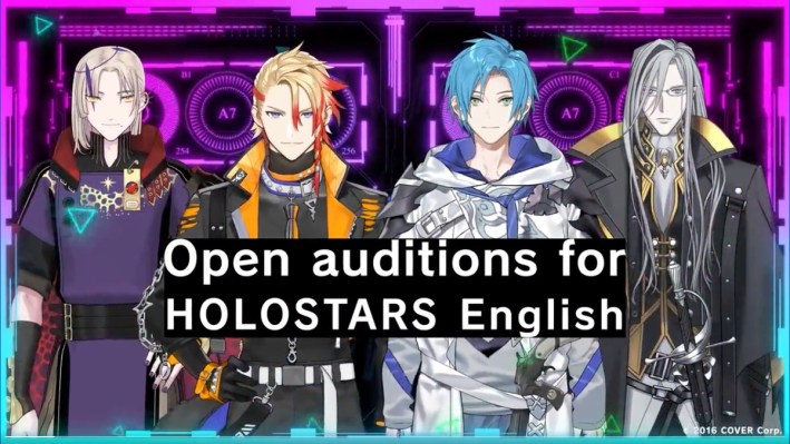 Hololive English Opens Male Vtuber Auditions Again