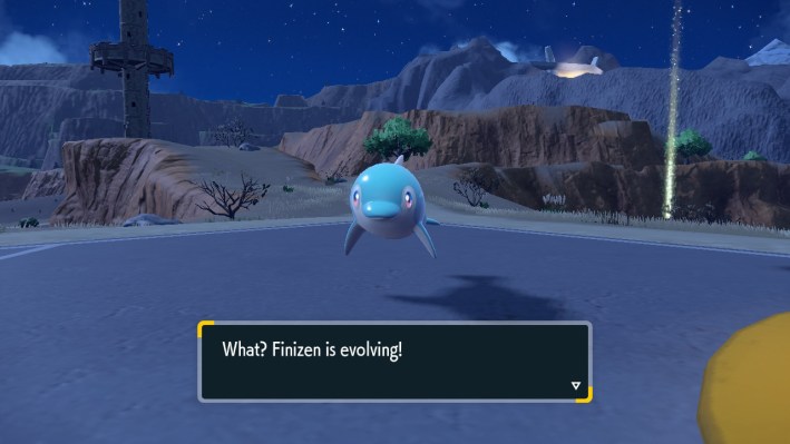 How to Evolve Finizen into Palafin in Scarlet and Violet evolution