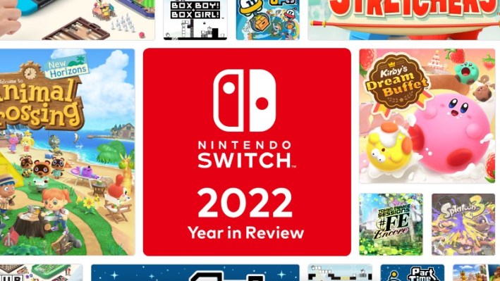 Nintendo Switch Year in Review 2022 Appears