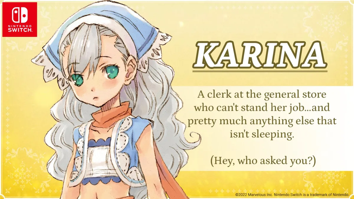 Rune Factory 3 Special Bachelorettes Profiles Shared Karina