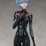 Rei Ayanami Wears Her Black Plugsuit in Rebuild of Evangelion Figure