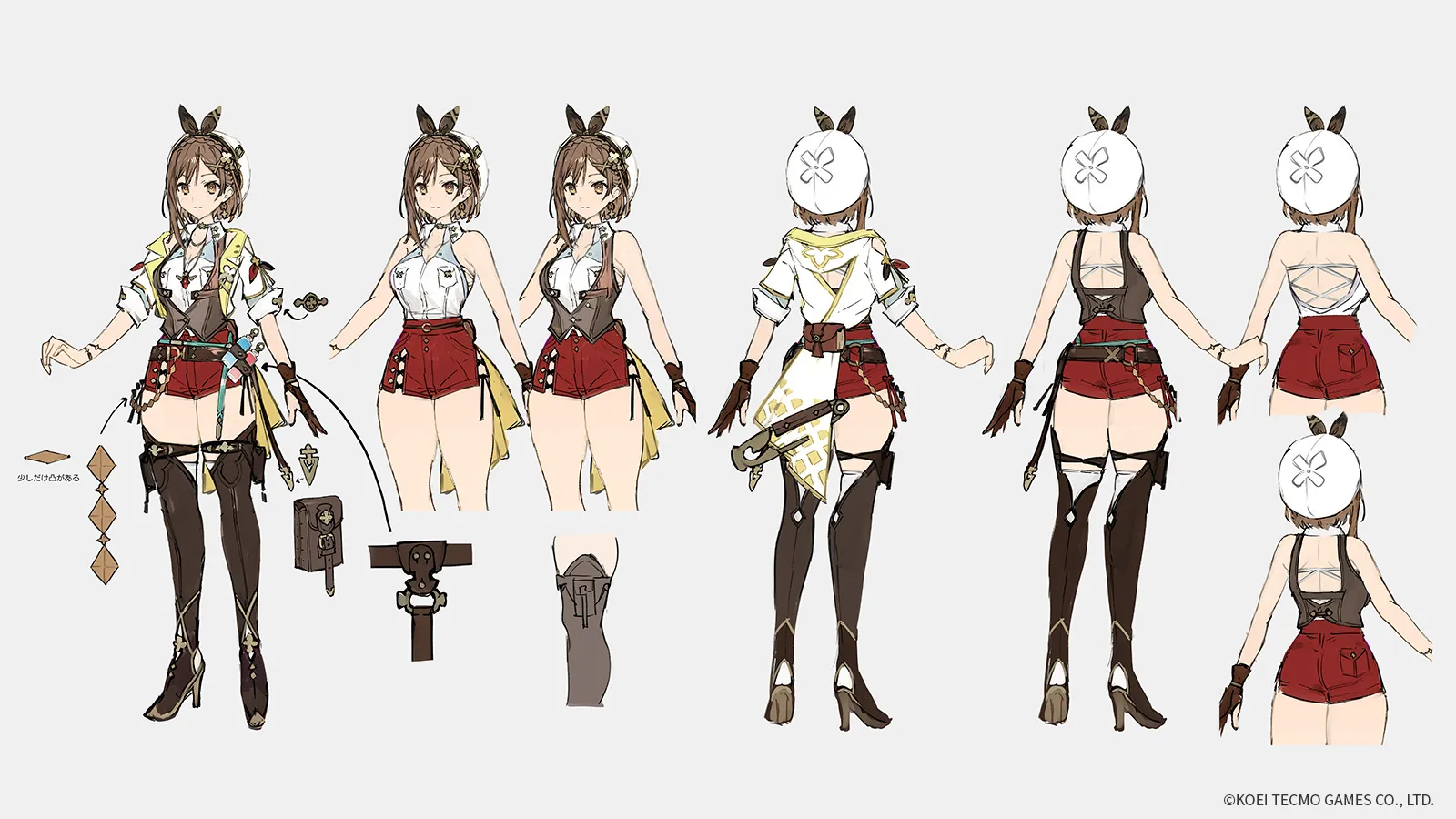 See the Atelier Ryza 3 Playable Characters' 3D Models and Art